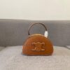 Celine New Logo Print Half-Moon Mini Bag