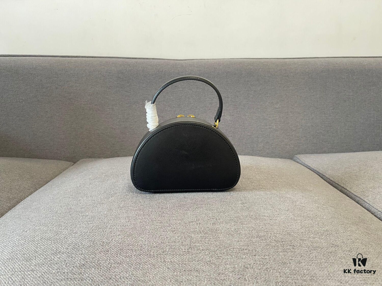 Celine New Logo Print Half-Moon Mini Bag