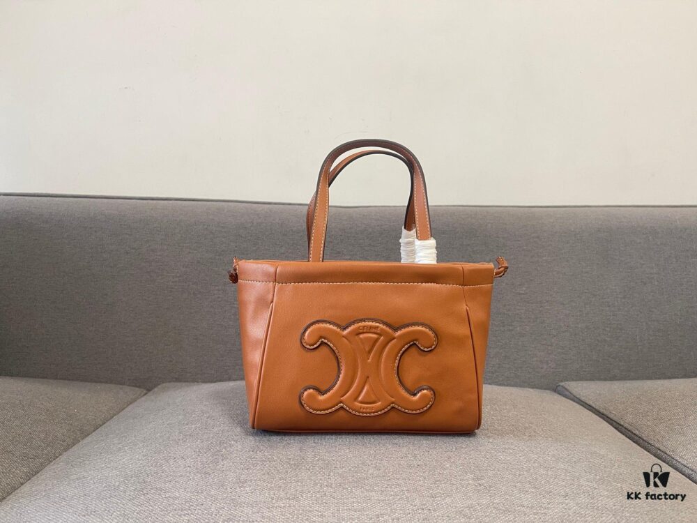 6930aca96e68136f4d9aceea CELINE New Small CABAS Drawstring Tote
