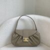 6930acc66e68136f4d9acf17 CELINE Spring-Summer Collection New Release POLLY Bag - Iconic Triomphe Logo, Wave-Bottom Design, Lambskin Lining, Magnetic Closure, Dual Carry Options