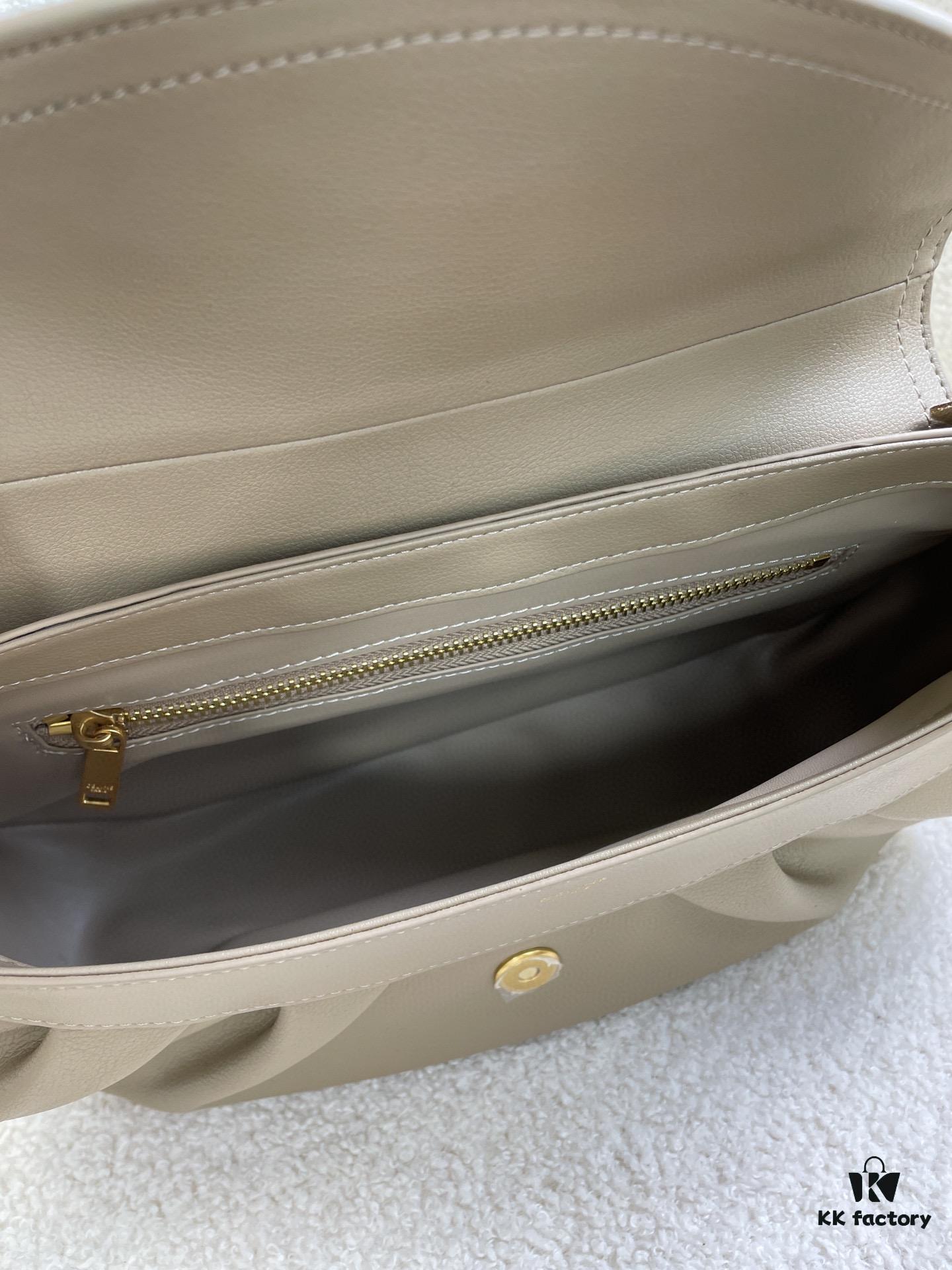 6930acca6e68136f4d9acf1d CELINE Spring-Summer Collection New Release POLLY Bag - Iconic Triomphe Logo, Wave-Bottom Design, Lambskin Lining, Magnetic Closure, Dual Carry Options