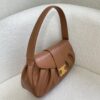 CELINE Spring/Summer New Arrival POLLY Bag - Iconic Triomphe Logo, Wave-Base Design, Full-Grain Calf Leather with Lambskin Lining