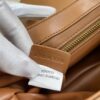 CELINE Spring/Summer New Arrival POLLY Bag - Iconic Triomphe Logo, Wave-Base Design, Full-Grain Calf Leather with Lambskin Lining