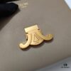 Quality Upgrade Small Size Celine 2024 New Arc Triomphe Bag, Cracked Grain Cowhide Leather