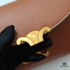 6930acee6e68136f4d9acf6d Top Quality Original Mini Celine 2024 New Triumph Arch Handbag, Crisply Textured Calfskin