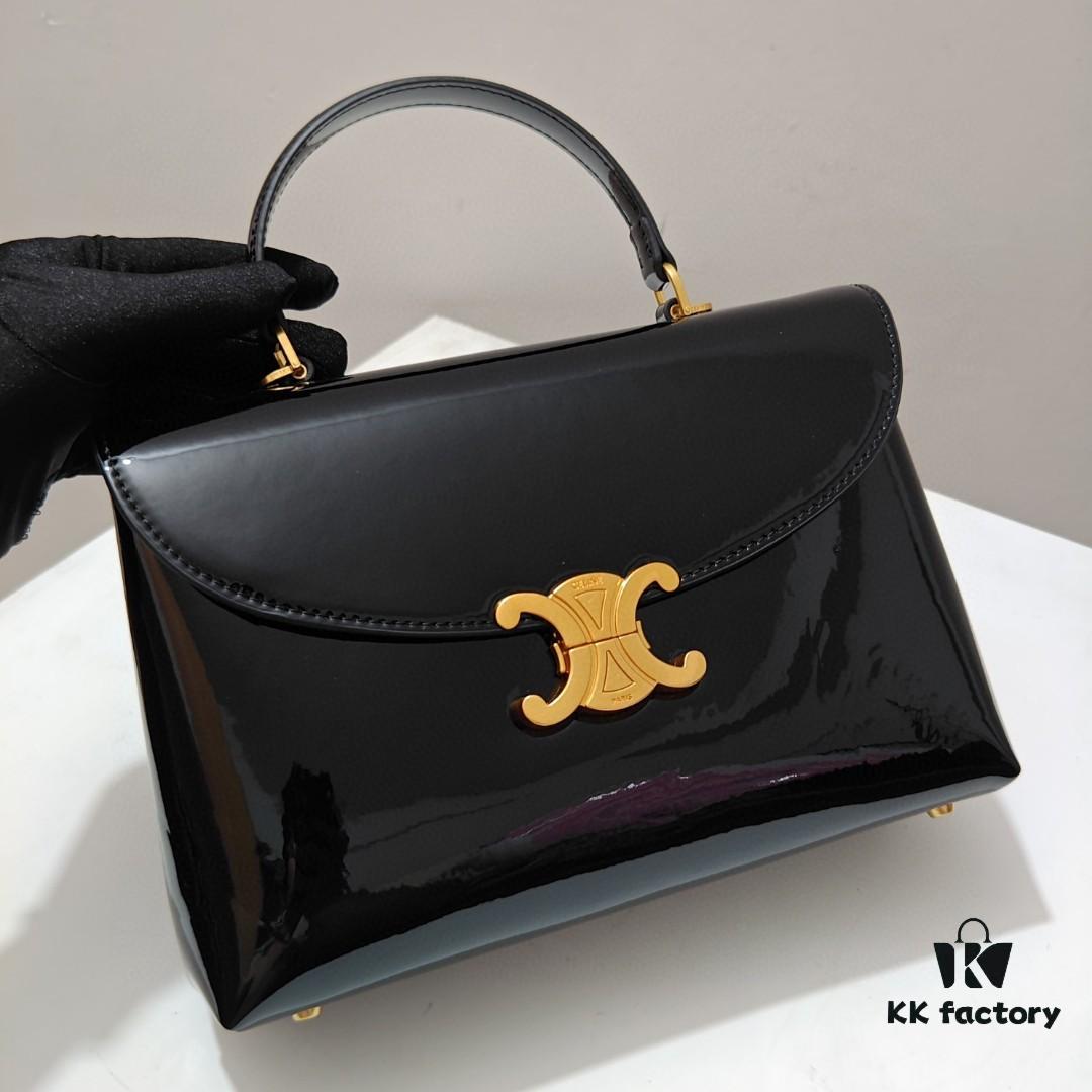 New Matte Leather Celine 2024 Arc Triomphe Bag