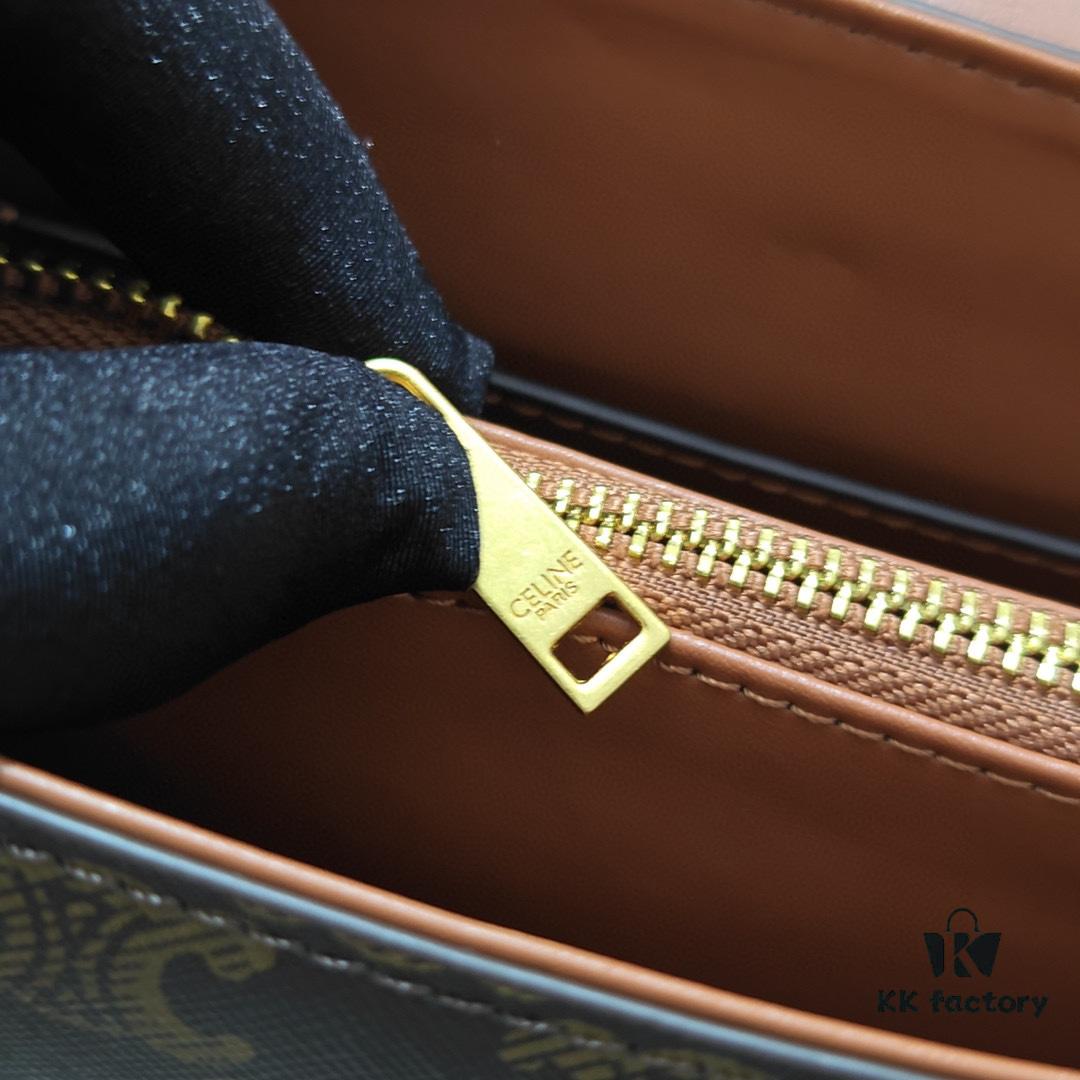 6930acfa6e68136f4d9acf88 Top-Grade Cowhide, Crisply Textured Leather, Celine 2024 New Arrival Archival Handbag