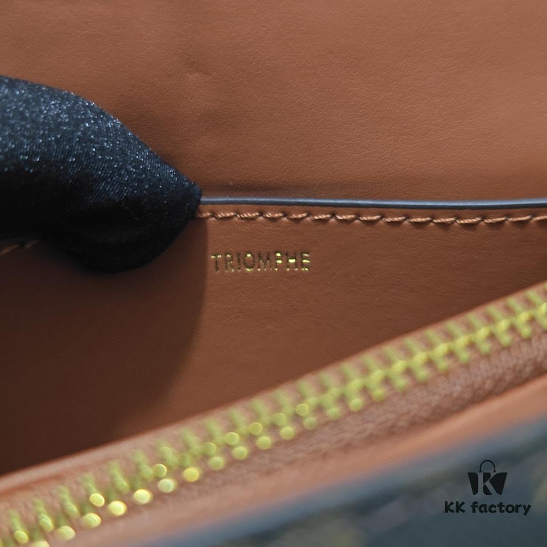 6930acfb6e68136f4d9acf8c Top-Grade Cowhide, Crisply Textured Leather, Celine 2024 New Arrival Archival Handbag