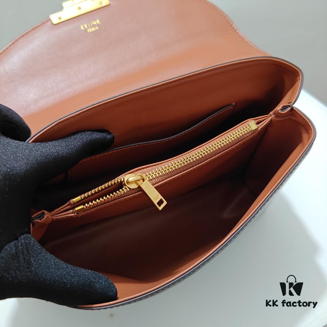 6930acfe6e68136f4d9acf91 Top-Grade Cowhide, Crisply Textured Leather, Celine 2024 New Arrival Archival Handbag