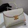 Litchi-Texture Cowhide Celine 2024 New Archival Handbag, Large Size 25cm