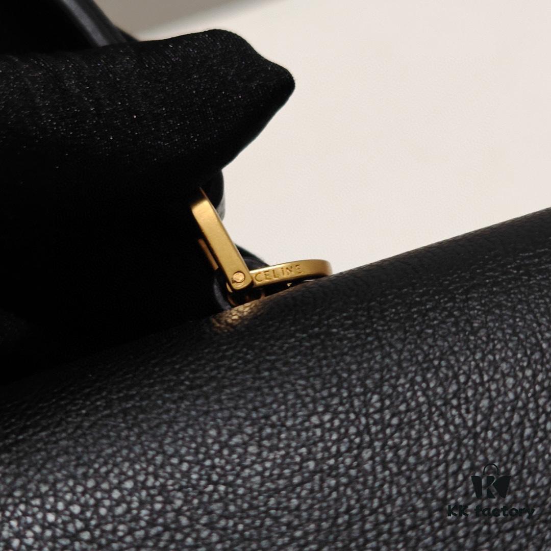 6930ad096e68136f4d9acfab Top-Grade Cowhide, Crinkle Grain Leather, Celine 2024 New Arrival Archway Handbag, Minimalist and Exquisite Design in Large Size 25cm