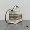 CABAS THAIS Small Celine Striped Fabric Tote Bag - Handheld, Shoulder, Crossbody