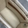 CABAS THAIS Small Celine Striped Fabric Tote Bag - Handheld, Shoulder, Crossbody