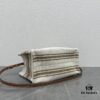 CABAS THAIS Small Celine Striped Fabric Tote Bag - Handheld, Shoulder, Crossbody