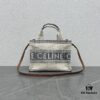 6930ad0f6e68136f4d9acfb6 CABAS THAIS Small Celine Jacquard Striped Fabric Tote Bag - Handheld, Shoulder or Crossbody