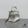 6930ad0f6e68136f4d9acfb7 CABAS THAIS Small Celine Jacquard Striped Fabric Tote Bag - Handheld, Shoulder or Crossbody