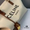 6930ad336e68136f4d9ad005 New Arrival 🔅 CABAS CELINE Printed Canvas and Calfskin Crossbody Tote Bag