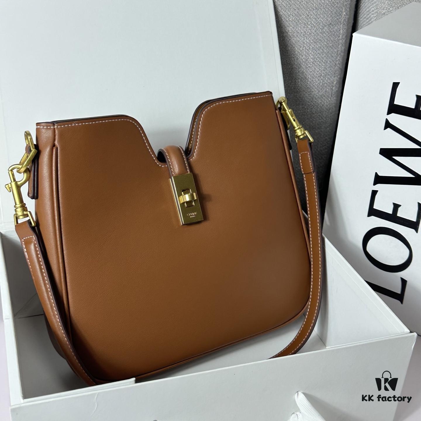 Small Celine Camille New Leather Crossbody Bag
