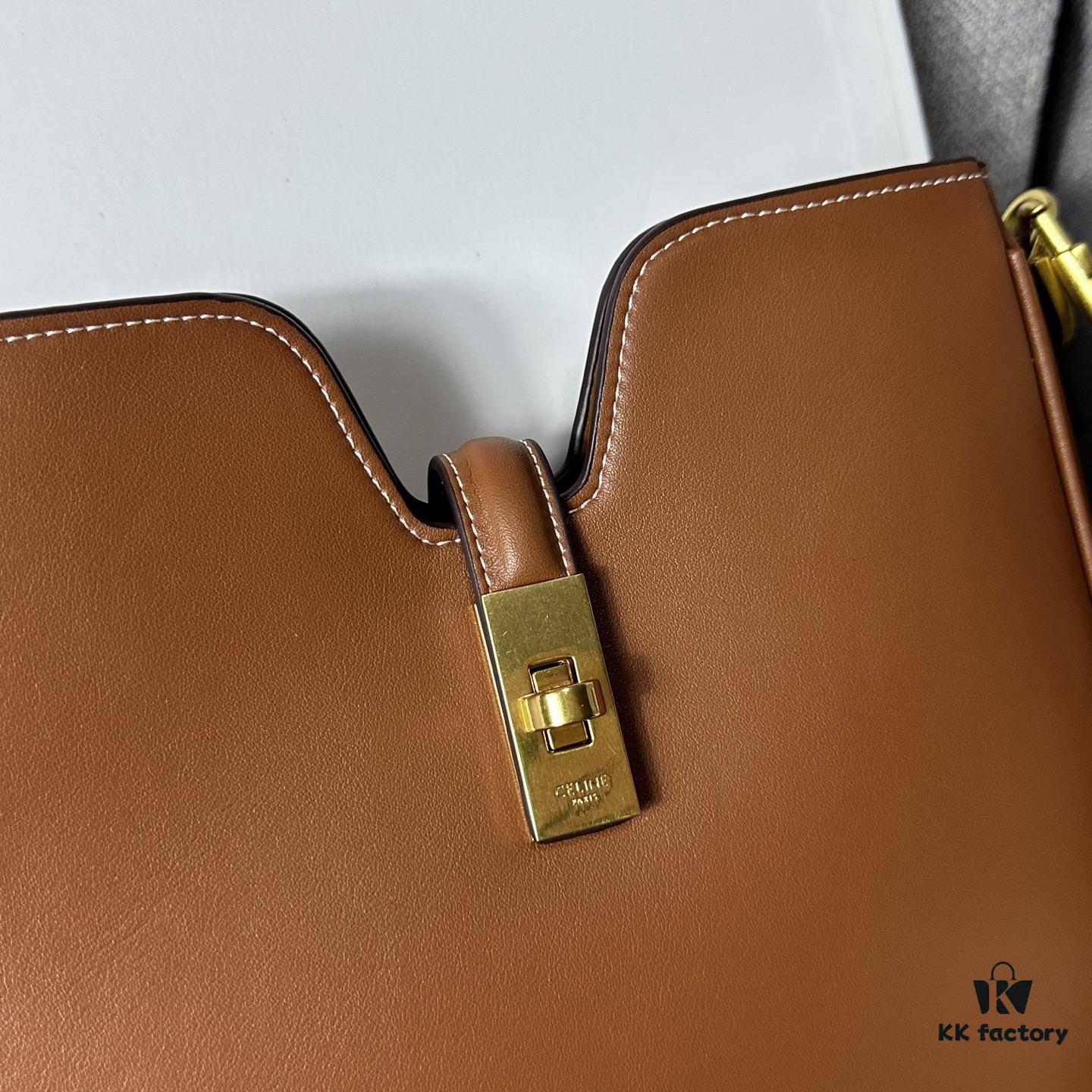 Small Celine Camille New Leather Crossbody Bag