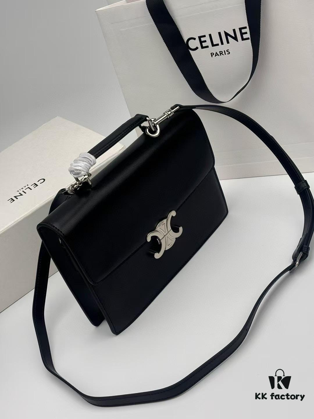 Top Quality Original 2025 New Arrival Celine Men's Leather Messenger Bag