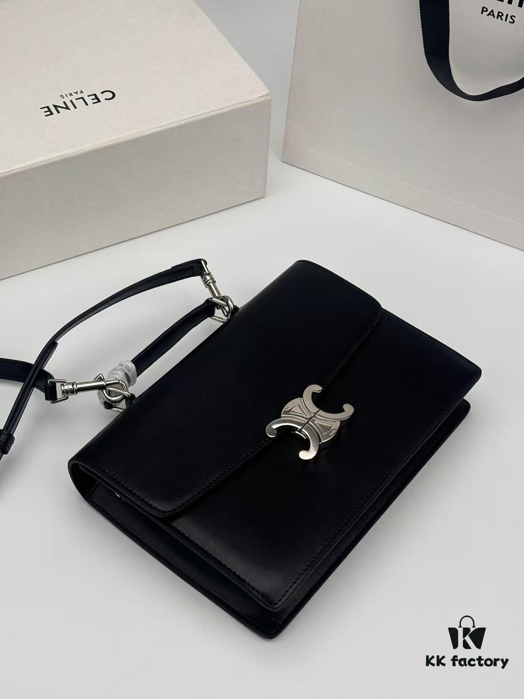 Top Quality Original 2025 New Arrival Celine Men's Leather Messenger Bag