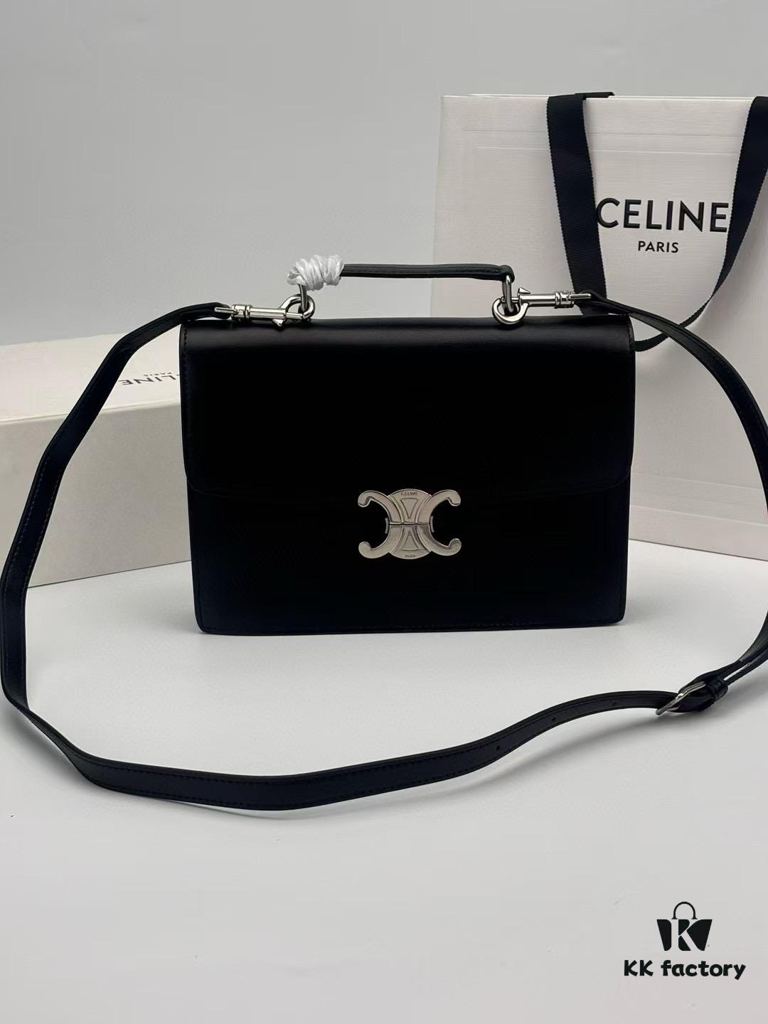 Top Quality Original 2025 New Arrival Celine Men's Leather Messenger Bag