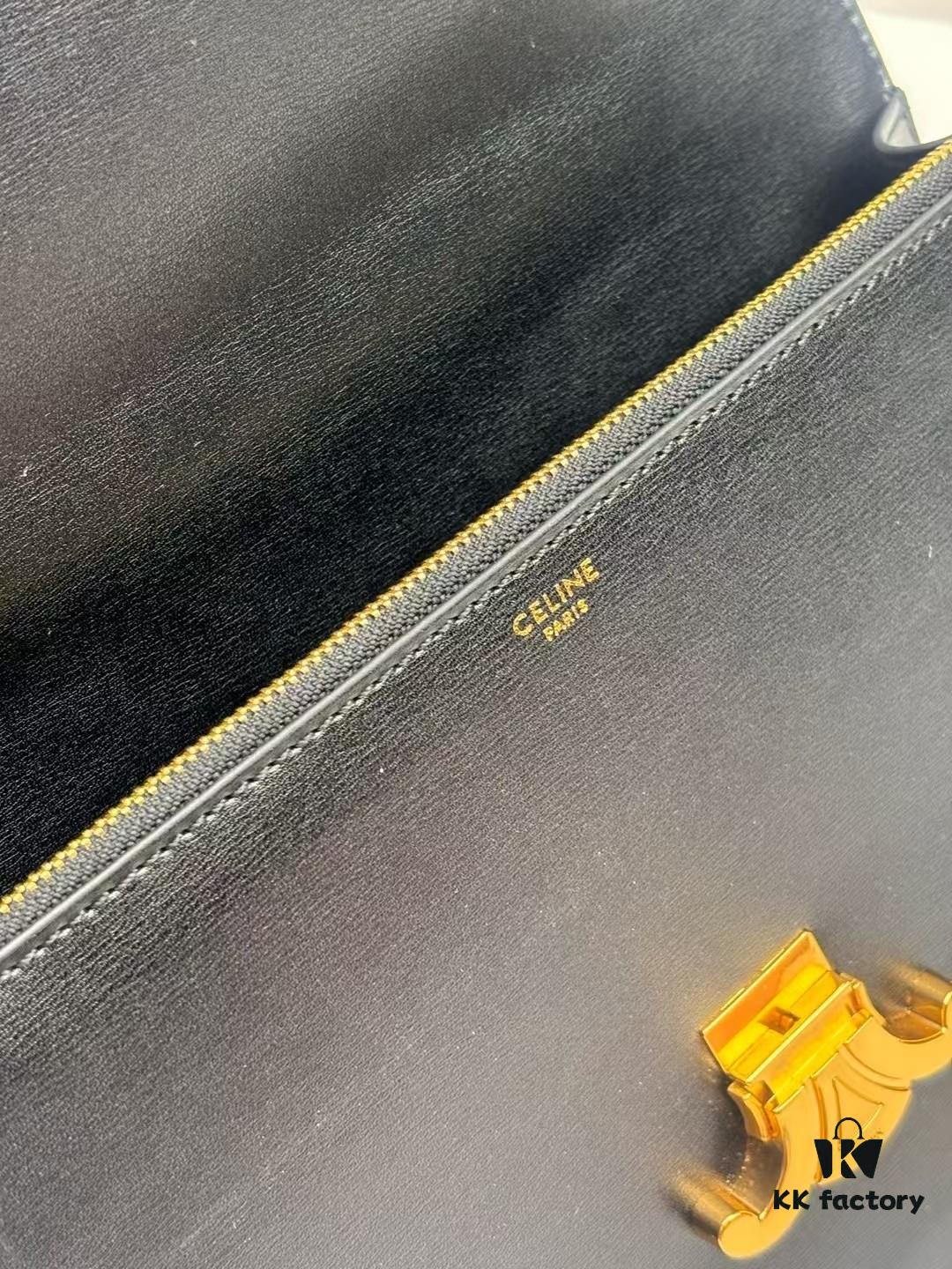 Top Quality Original 2025 New Celine Men's Leather Messenger Bag