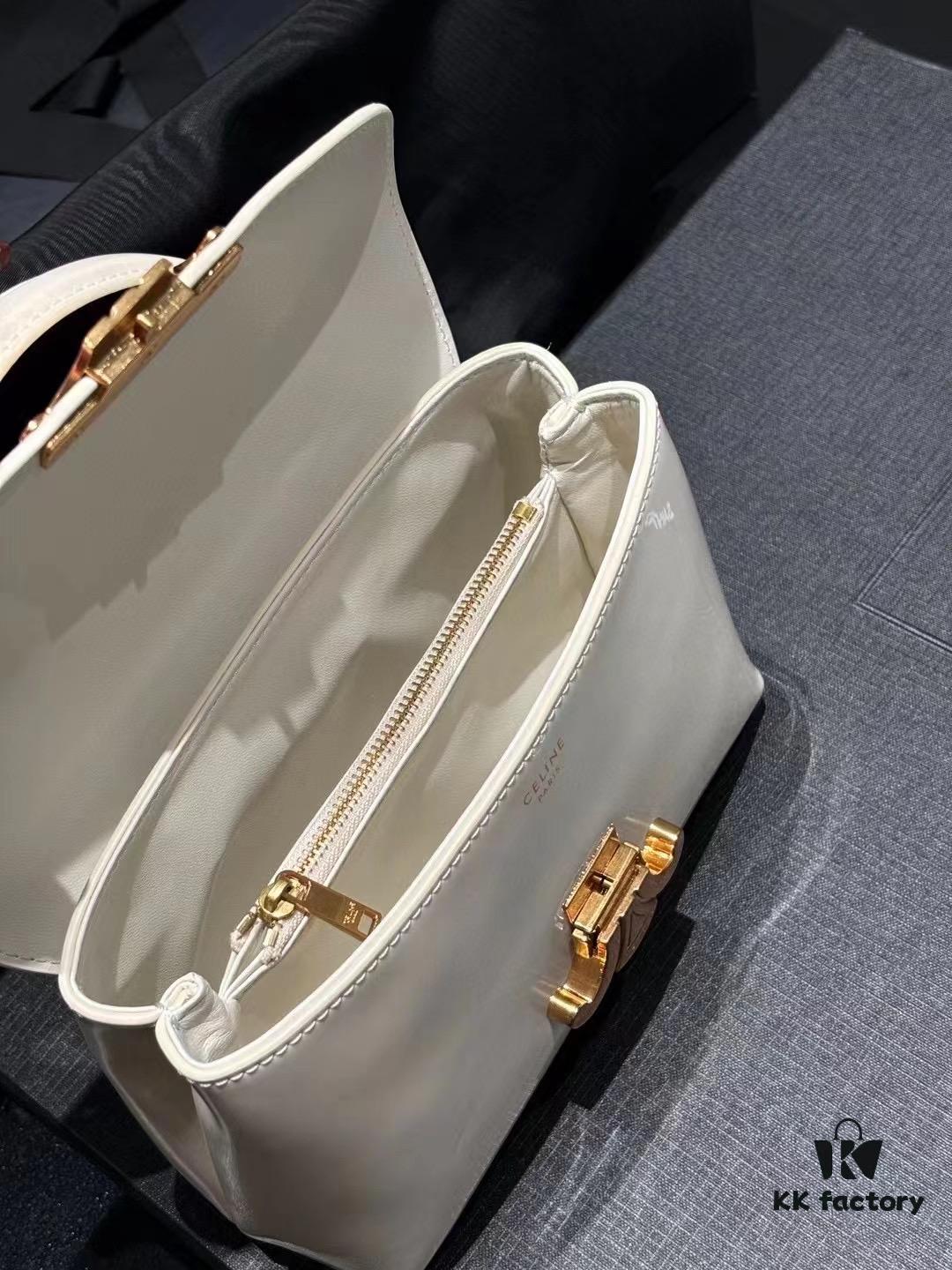6930ad6b6e68136f4d9ad070 Top-tier Release Celine 2024 New Arrival Arc Triomphe Bag Patent Leather Mini Size 20.5x13x8