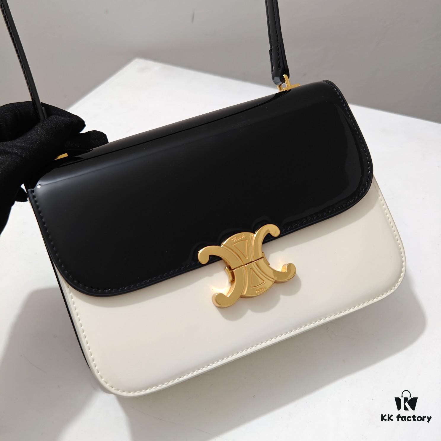 6930ad776e68136f4d9ad08d Celine 2024 Autumn/Winter New Arrival GARANCE – Timeless Elegance in Glossy Patent Leather