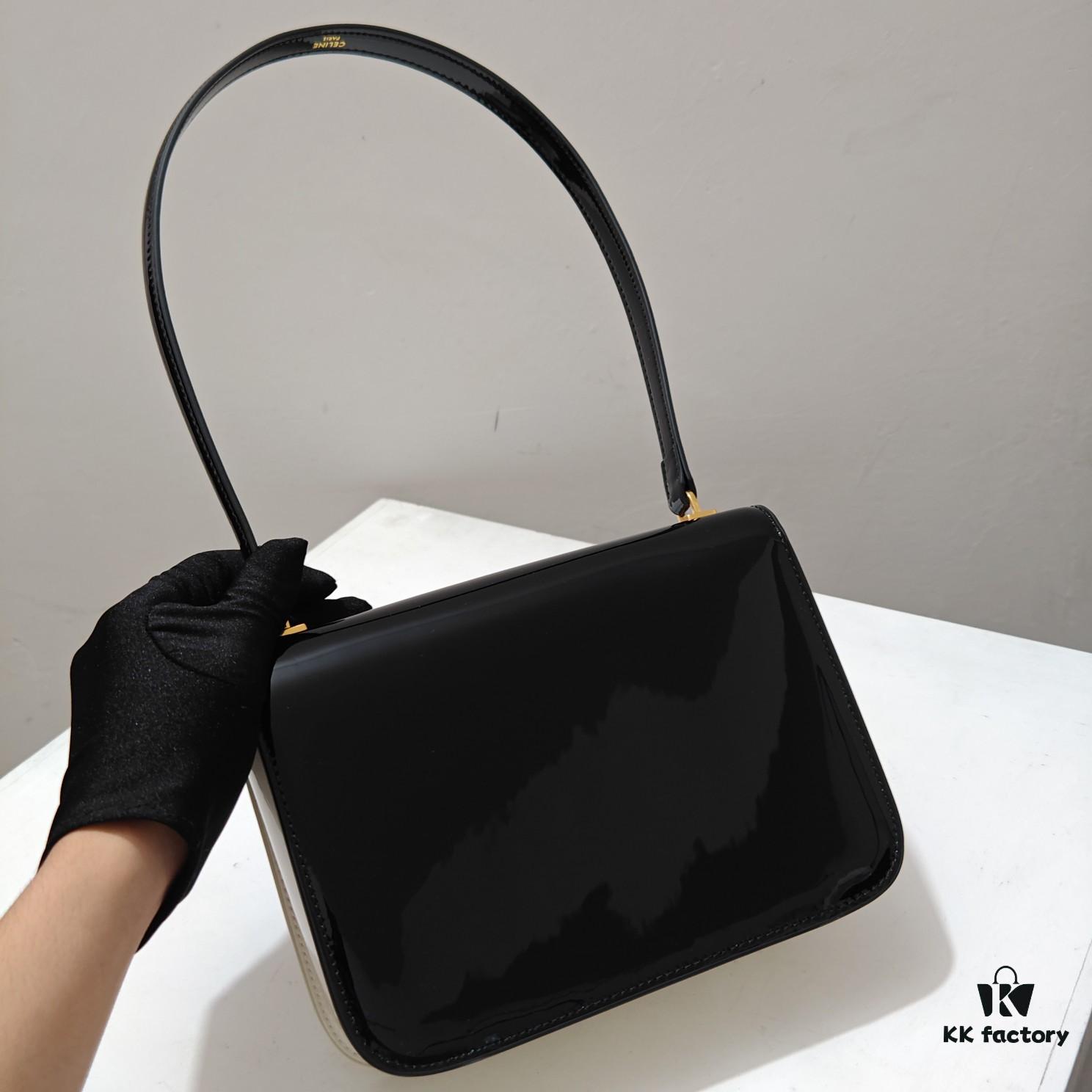6930ad776e68136f4d9ad08e Celine 2024 Autumn/Winter New Arrival GARANCE – Timeless Elegance in Glossy Patent Leather