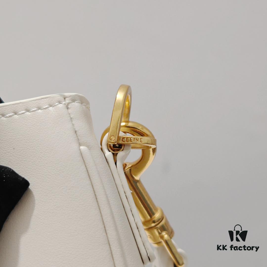 Genuine Leather In Stock, Celine 2025 New Arrival 16 Soft Handbag