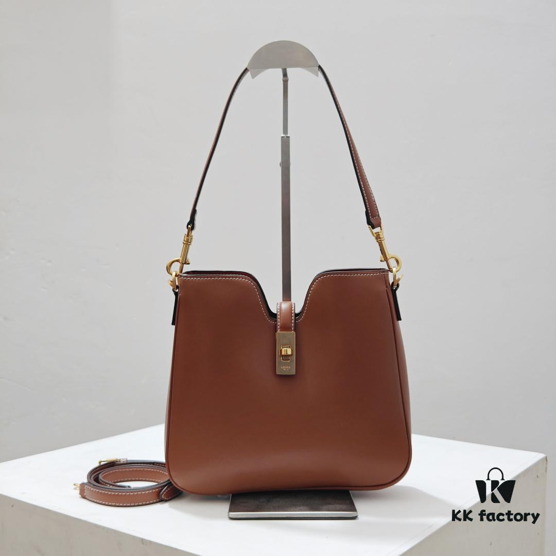 6930ad9f6e68136f4d9ad0eb Genuine Leather In Stock, Celine 2025 New Arrival 16 Soft Handbag