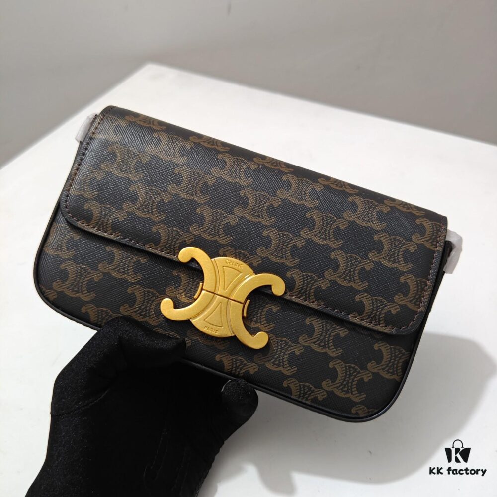 6930ada16e68136f4d9ad0ef Top Quality Original Celine Triomphe Classic Crossbody Bag