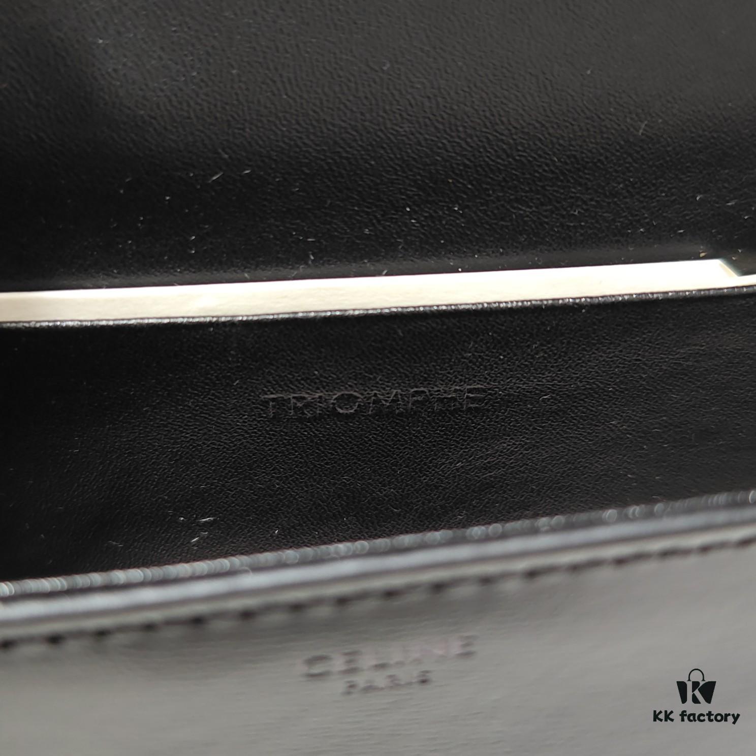 6930adb56e68136f4d9ad118 Top Quality Original Celine Triomphe Classic Crossbody Bag, Veined Calfskin Leather, Can Be Carried Underarm, by Hand or Crossbody