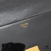 Top Quality Original Celine Triomphe Classic Shoulder Bag, New Glossy Black and Gold Design