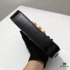 Top Quality Original Celine Triomphe Classic Shoulder Bag, New Glossy Black and Gold Design