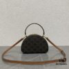 6930adec6e68136f4d9ad18b Celine New Logo Printed Half-Moon Bag - Mini Leather Handbag with Adjustable Strap