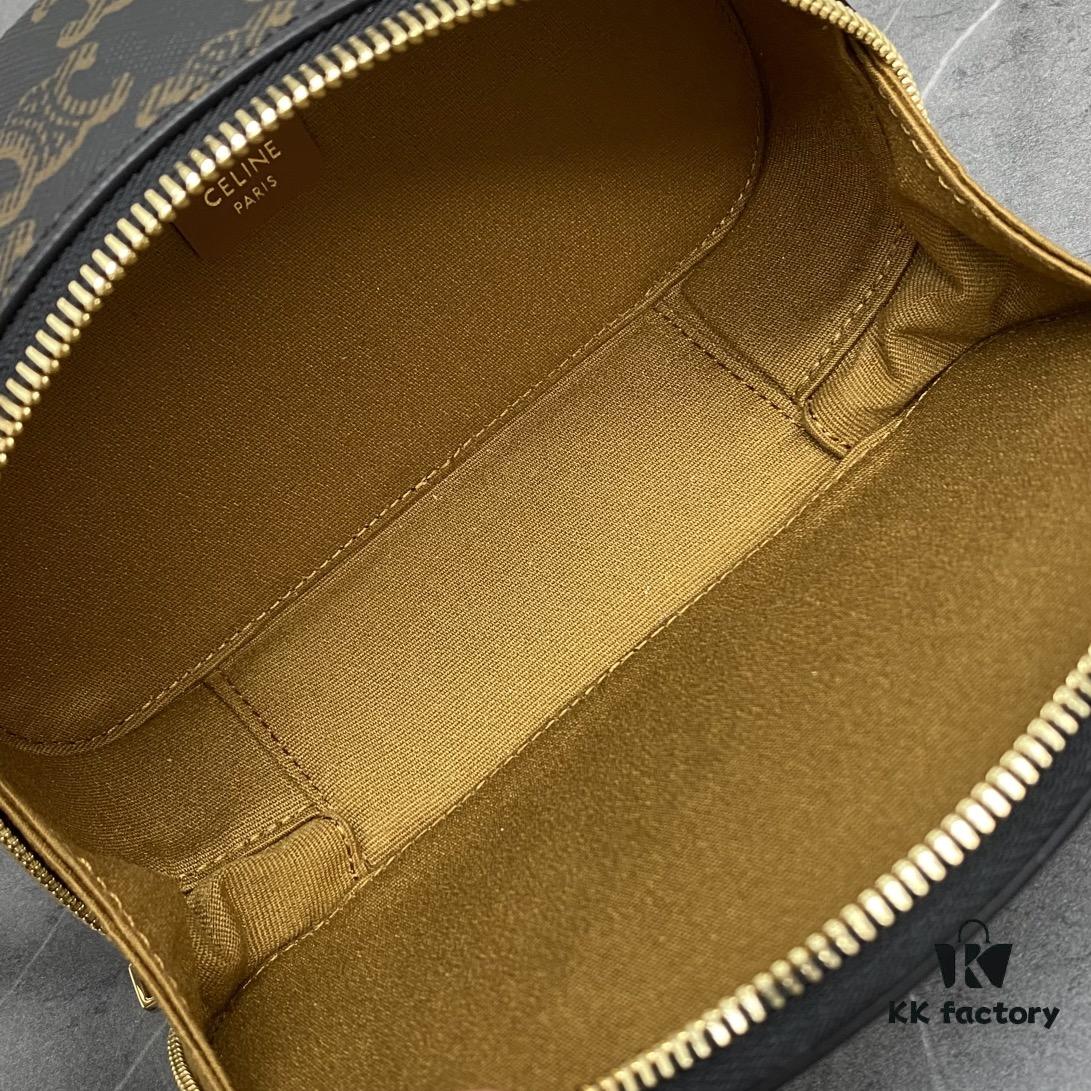 6930adec6e68136f4d9ad18c Celine New Logo Printed Half-Moon Bag - Mini Leather Handbag with Adjustable Strap