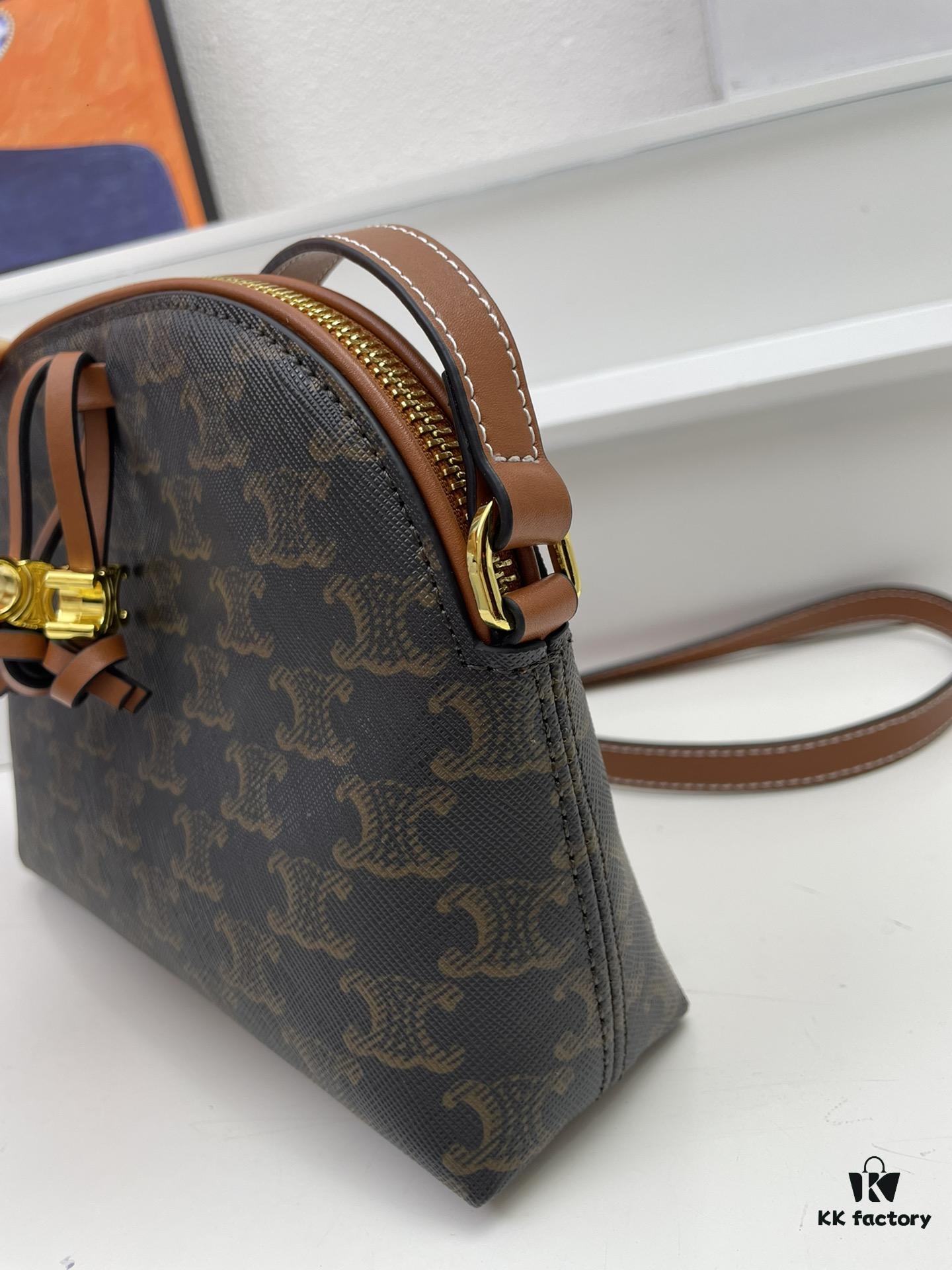 6930adf06e68136f4d9ad194 CELINE New Arrival Shell Bag, Zipper Closure, Shoulder Crossbody