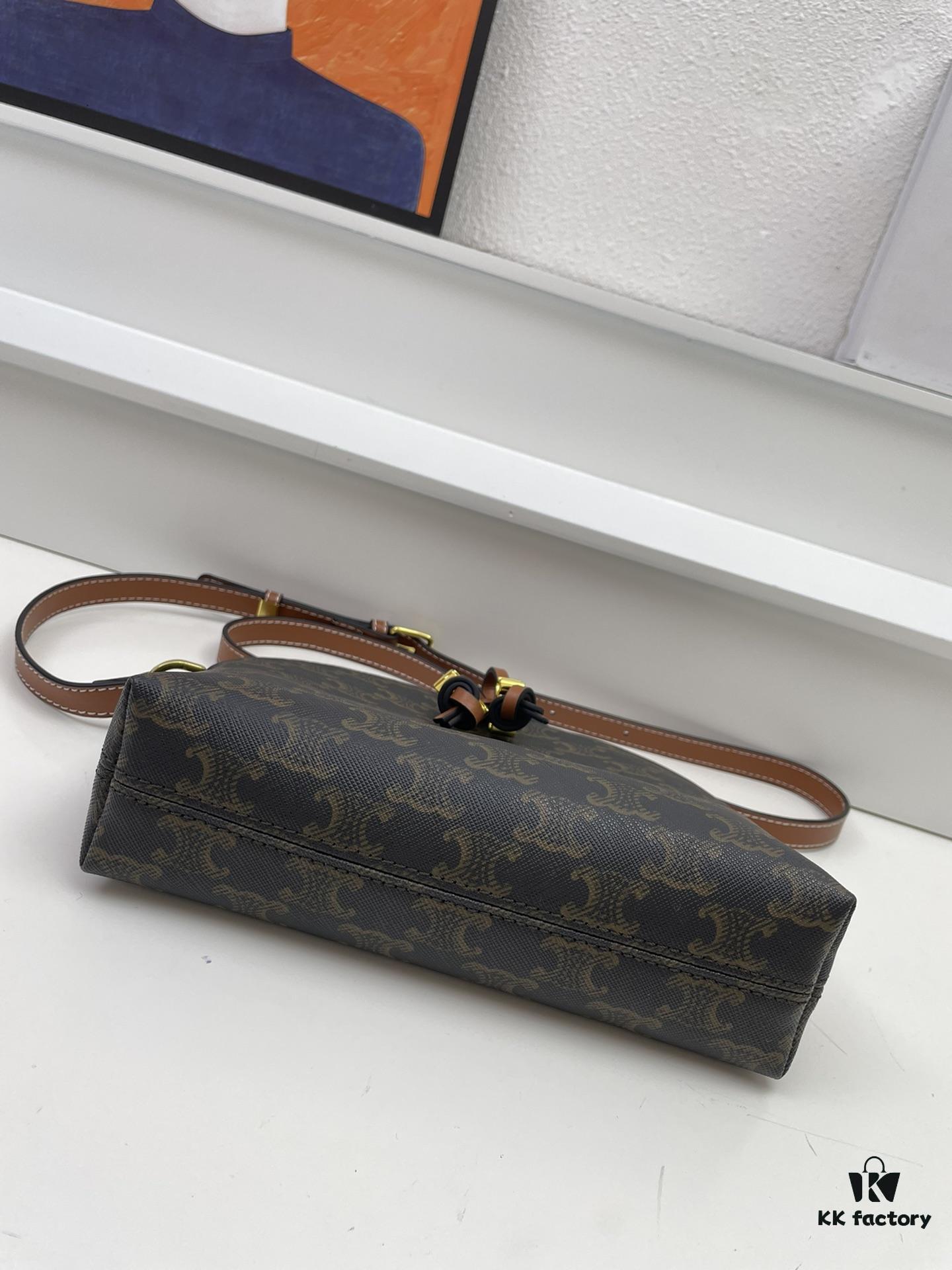 6930adf16e68136f4d9ad195 CELINE New Arrival Shell Bag, Zipper Closure, Shoulder Crossbody