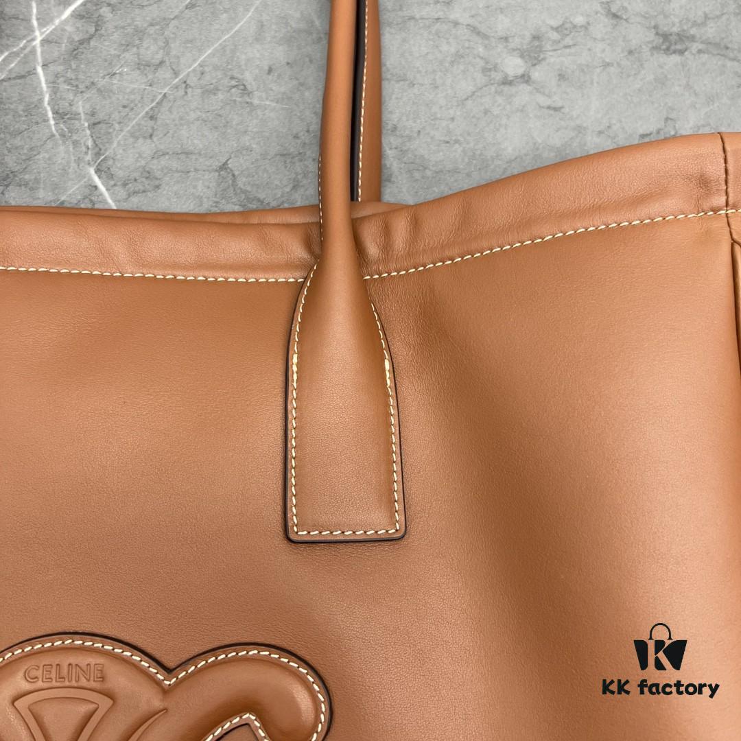 CELINE Early Autumn CABAS TRIOMPHE Drawstring Tote Bag