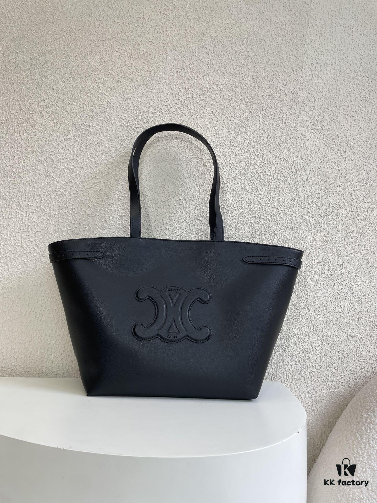 6930adfd6e68136f4d9ad1a8 CELINE | CABAS ANAÏS Grainy Calfskin Leather Handbag