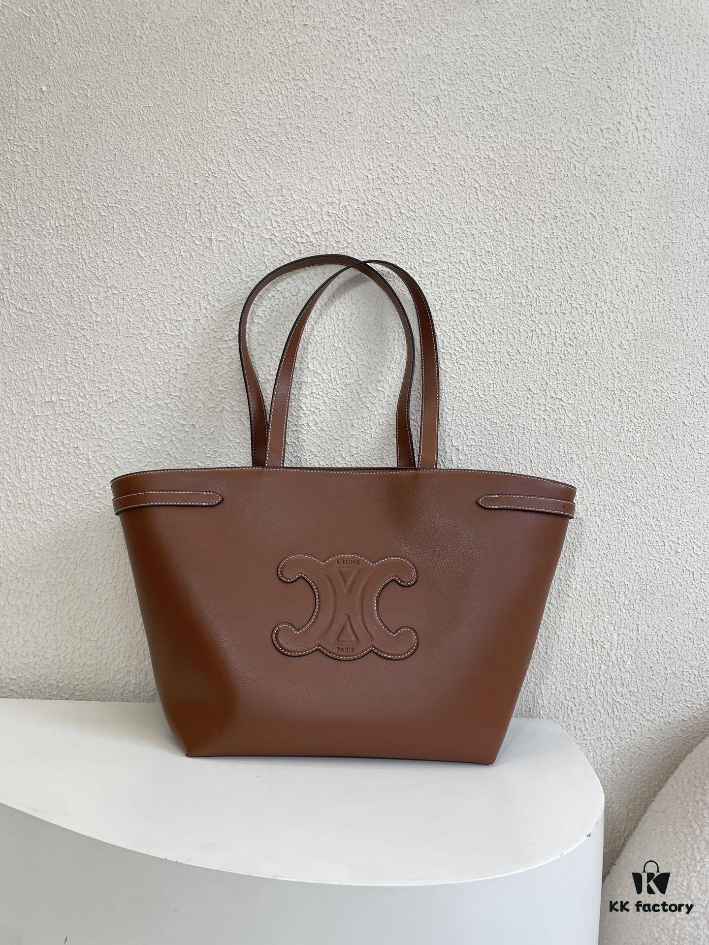 6930ae066e68136f4d9ad1ba CELINE | CABAS ANAÏS Grainy Calfskin Leather Handbag