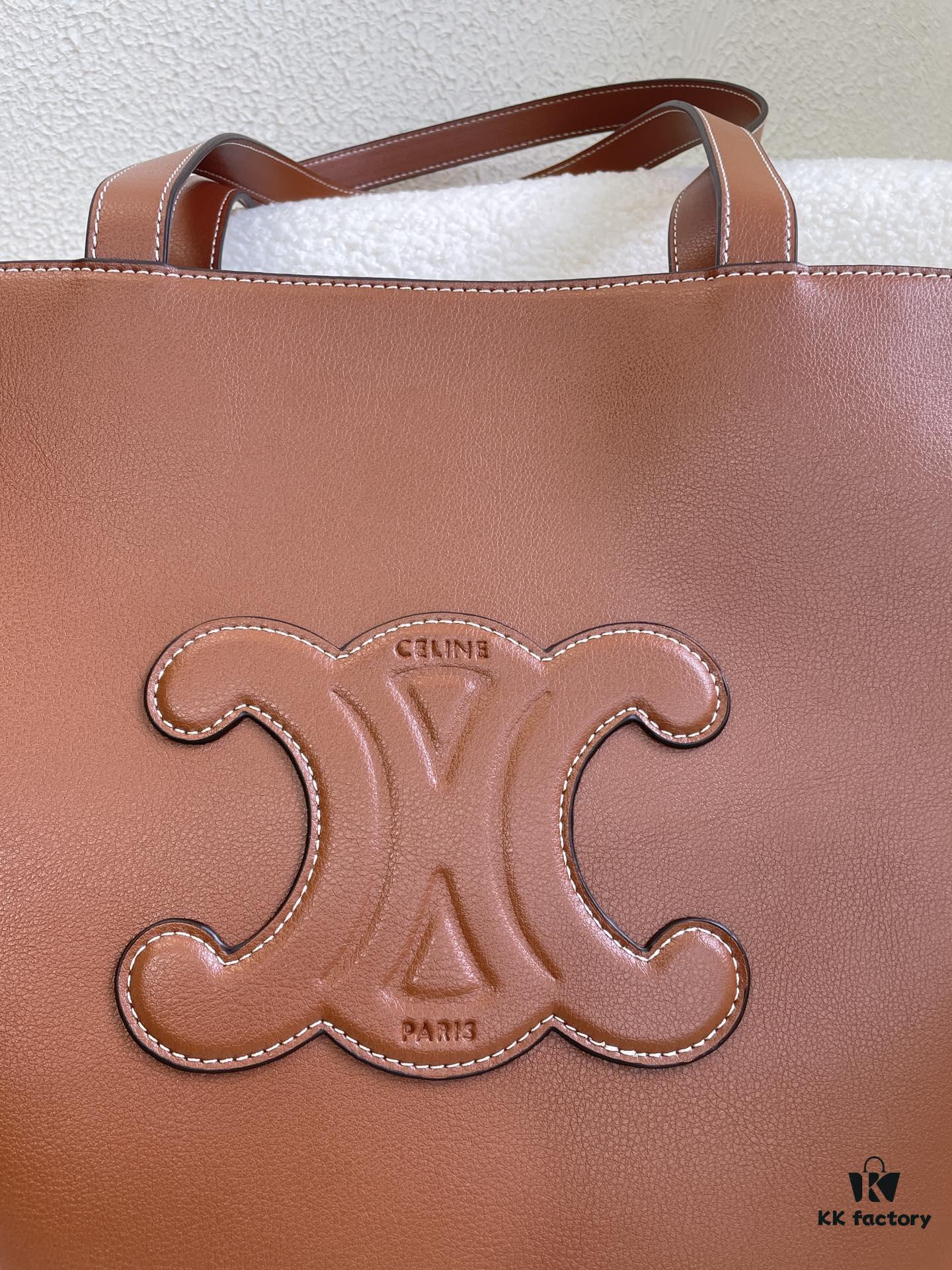6930ae0a6e68136f4d9ad1be CELINE | CABAS ANAÏS Grainy Calfskin Leather Handbag