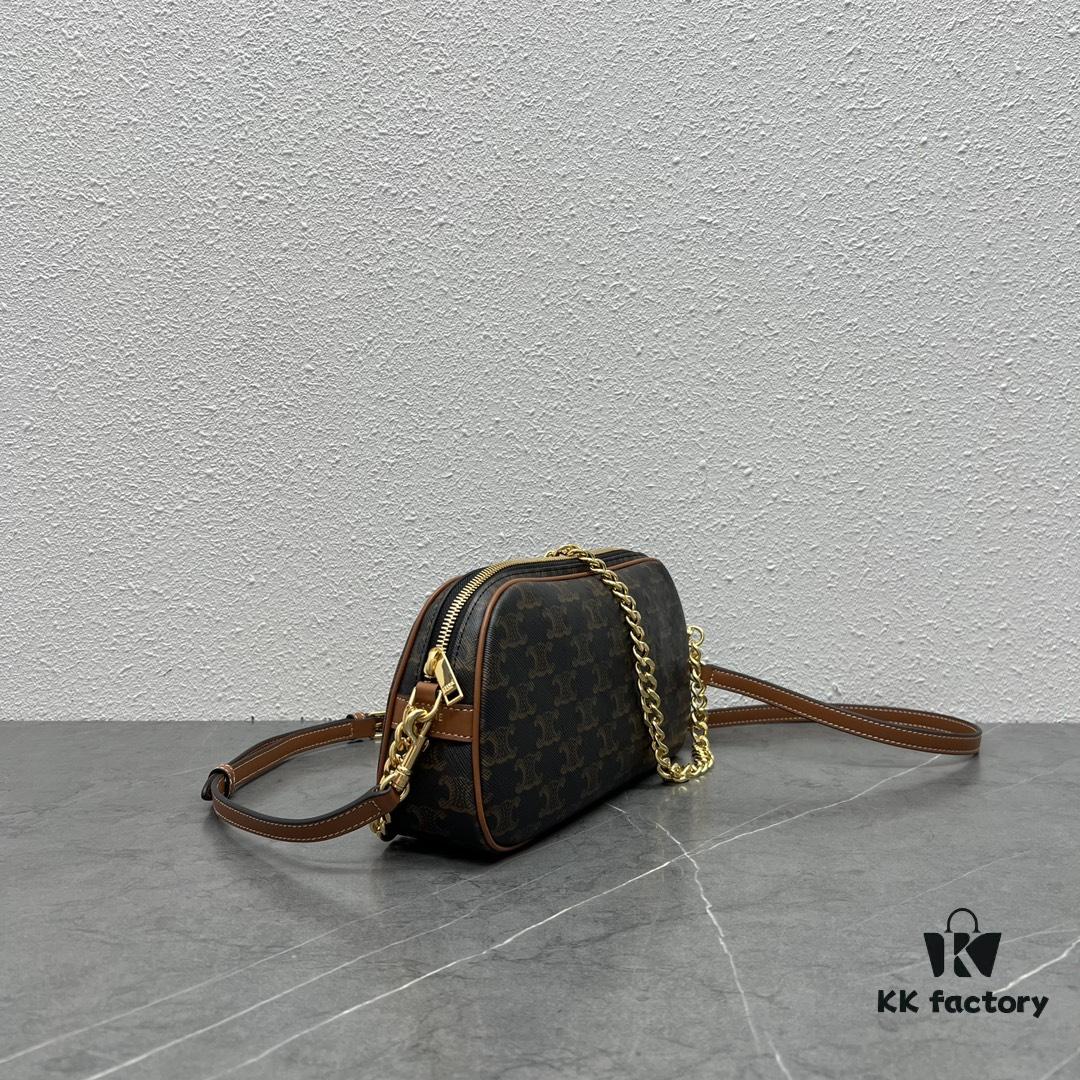 6930ae136e68136f4d9ad1cd Celine New Arrival | MULTI Logo Print Cowhide Leather Handbag