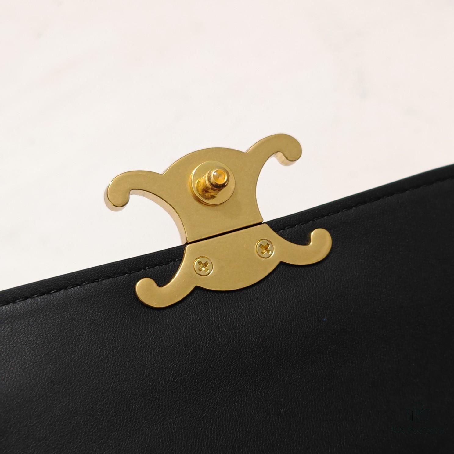 6930ae256e68136f4d9ad1f1 Celine Latest Style TEEN LOLA Shiny Calf Leather Handbag