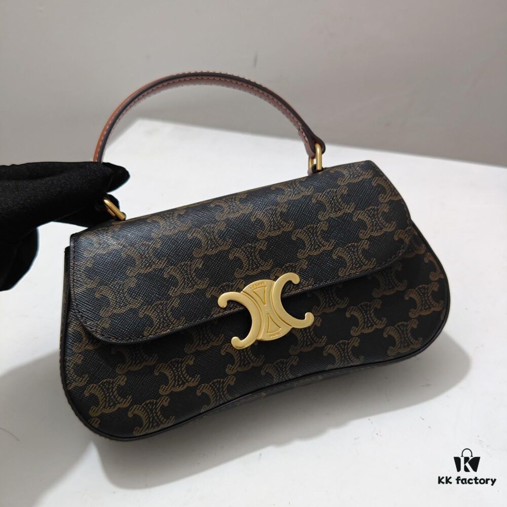6930ae286e68136f4d9ad1f5 Celine TEEN LOLA Shiny Cowhide Leather Handbag Latest Version