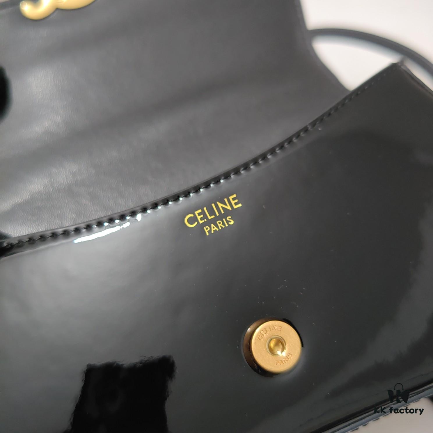 6930ae2b6e68136f4d9ad1fc Celine Latest Style TEEN LOLA Shiny Calf Leather Handbag
