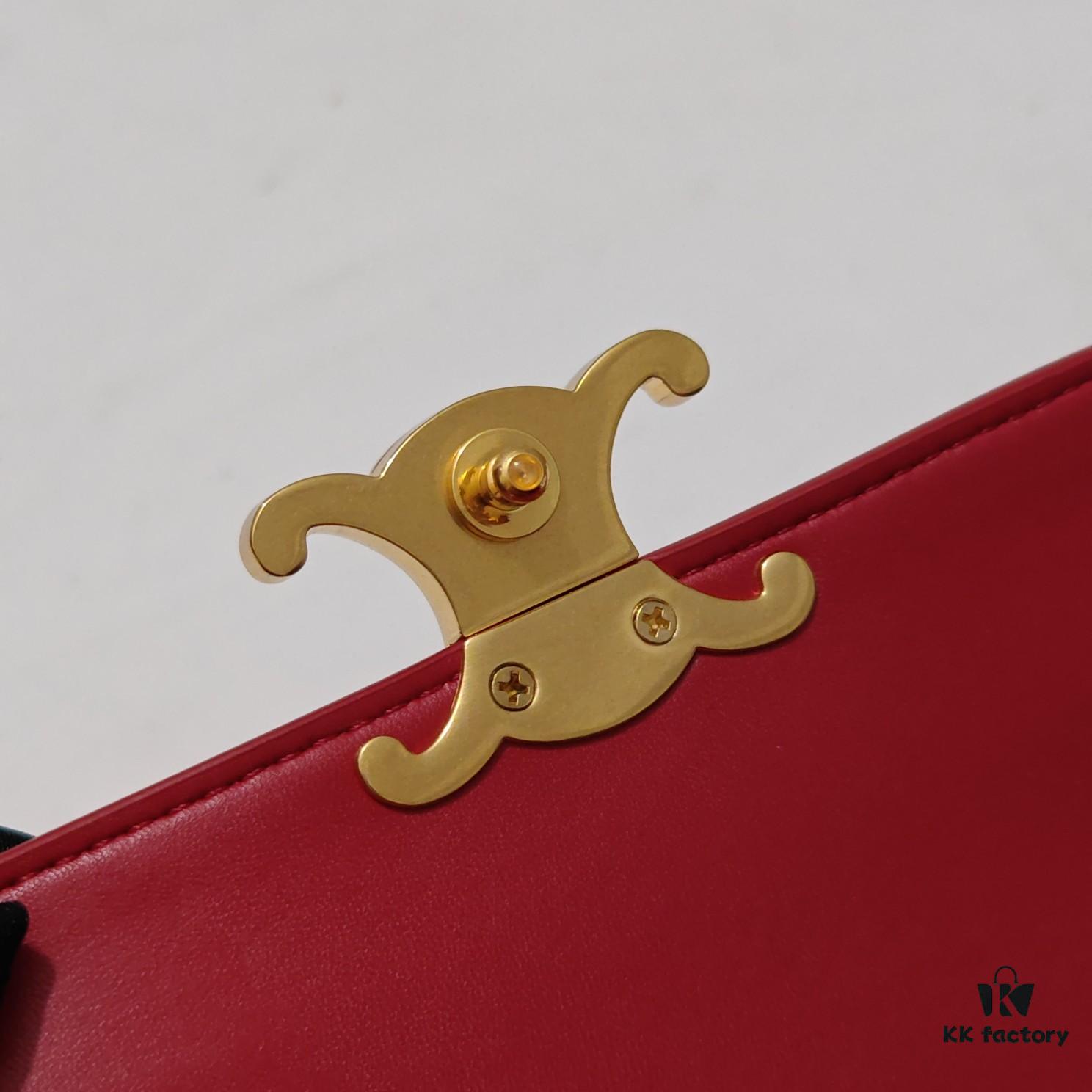 Top Quality Original Version Celine Latest TEEN LOLA Shiny Cowhide Leather Handbag