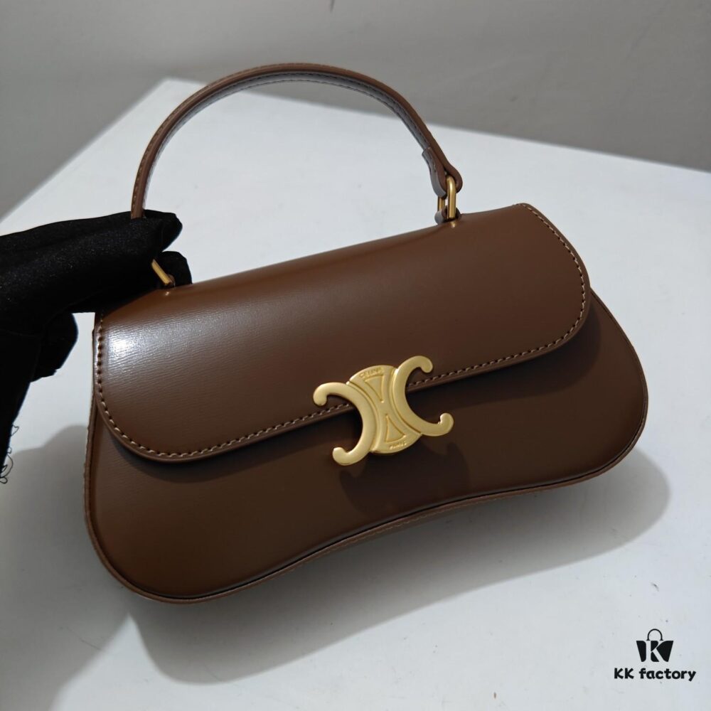6930ae3b6e68136f4d9ad21b Top Quality Original Version Celine Latest TEEN LOLA Shiny Cowhide Leather Handbag